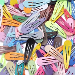 50pcs/lot Metal Candy Color BB Hair Clips Waterdrop Hair Clips For Broken Hair Clip Bangs Hair Clip Kids Girls Y2K Hair Clips