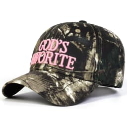 Unisex GOD'S FAVORITE Letter Embroidery Baseball Caps Spring and Autumn Outdoor Adjustable Casual Hats Hip Hop Hat Sunscreen Hat