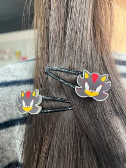 Cute Cartoon Hedgehog Hair Clips Set-Adorable Acrylic Hairpins with Glittery Clips,Fun Hair Accessories for Girls,Ideal for gift