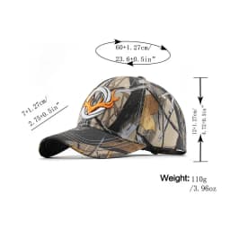 Antler Element Camouflage Baseball Cap, With Embroidery, Unlock New Experience of Outdoor Trendy Outfit