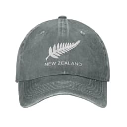 New Zealand All Blacks Unisex Baseball Cap Rugby Worldcup Sports Distressed Denim Washed Hats Cap Fashion Workouts Sun Cap