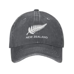 New Zealand All Blacks Unisex Baseball Cap Rugby Worldcup Sports Distressed Denim Washed Hats Cap Fashion Workouts Sun Cap