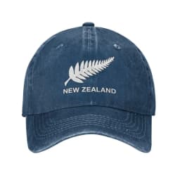 New Zealand All Blacks Unisex Baseball Cap Rugby Worldcup Sports Distressed Denim Washed Hats Cap Fashion Workouts Sun Cap