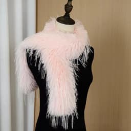 Fashion Long Strip Scarf Thick Fluffy Imitation Mink Fur Y2K Girl Scarf Luxury Classic Soft Shawl Ladies Tassels Scarf
