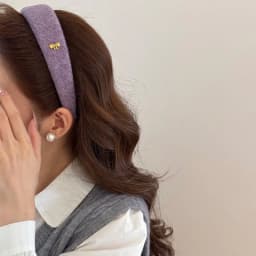 Adult Lazy Old Money Style Wide Edge Headband Retro Suede High Skull Top Hair Accessories Show Small Face