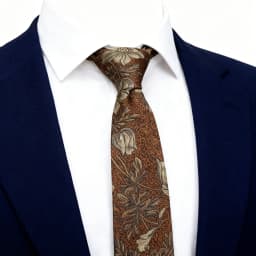 New Men's High Quality 8cm Flower Fish Pattern Jacquard Tie Paisley Polyester Necktie Office Business Party Accessories Gift