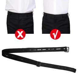 2.5cm/1inch Suspenders Women Men's Shirt Stay Belt Keep Shirt Tucked in Adjustable Elastic Non-slip Shirt Holder Strap Lock Belt
