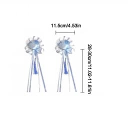 New Chinese Style Lolita Headdress Kawaii Traditional Maruko Barrettes Cosplay Handmade Cheongsam Hair Bag Women