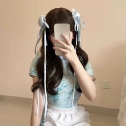 New Chinese Style Lolita Headdress Kawaii Traditional Maruko Barrettes Cosplay Handmade Cheongsam Hair Bag Women