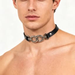 Vintage Punk Goth Studded Rivet Pu Leather Collar Choker Necklace,Valentine's Day gift for Boyfriend