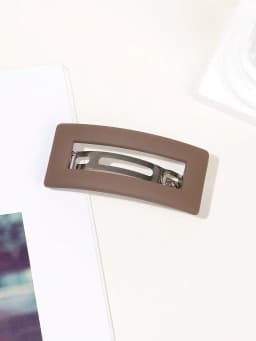 French Hair Barrette Clip for Women Girls,Caramel,Automatic Clasp Strong Hold No Slip Durable Styling Hair Accessories Hair Pins