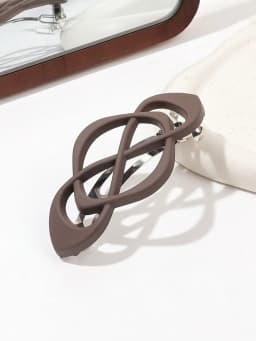French Hair Barrette Clip for Women Girls,Caramel,Automatic Clasp Strong Hold No Slip Durable Styling Hair Accessories Hair Pins