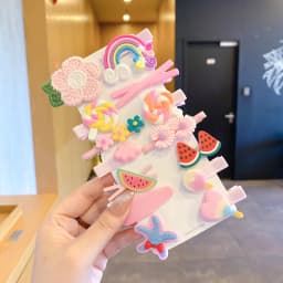 70Pcs Great Value Big Bag Children's Hair Accessories Girls Hairpin Korean Cute Princess Bangs Broken Little Headgear Baby Clip