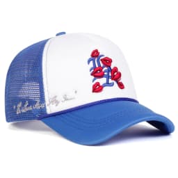 Unisex Lips Letter Embroidery Baseball Net Caps Spring and Summer Outdoor Adjustable Casual Hats Sunscreen Hat