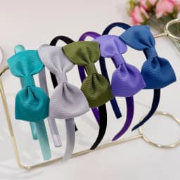5pcs Cute Girls Headband Fabric Hair Bows Hairbands Kids Children Star Plastic Hairbands Women Girls Party Hair Accessories