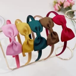 5pcs Cute Girls Headband Fabric Hair Bows Hairbands Kids Children Star Plastic Hairbands Women Girls Party Hair Accessories