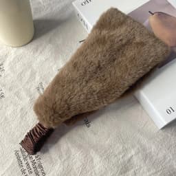 Autumn Winter Women Elastic Wide Edge Rabbit Fur Hairband Windproof Warm Hair Accessories for Protection Styling Headbands
