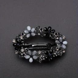 1Pc Retro Carved Rhinestone Hair Clip with Elegant Luxurious Design,retro Exquisite Design,highquality Texture,stable Grip