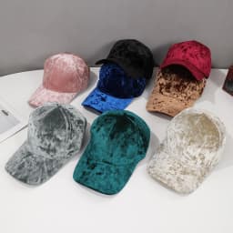 Autumn Winter Hats For Men Women Velvet Baseball Cap Unisex Curved Brim Casual Hat, Soft Adjustable Snapback