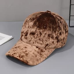 Autumn Winter Hats For Men Women Velvet Baseball Cap Unisex Curved Brim Casual Hat, Soft Adjustable Snapback