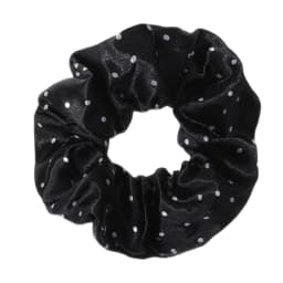 1/2/12Pcs Elegant Hair Scrunchies Women Satin Luxury Ties Dot Elastic Headwwear Ponytail Accessories Casual Cute Beige