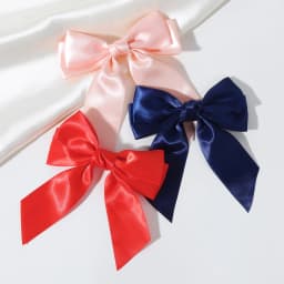 Blak Bowknot Hair Clips for Girls Solid Colors Ribbon Bows Hairpins Beautiful Hairgripe Kids Boutique Hair Accessories Wholesale