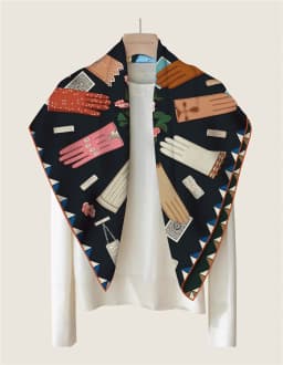 Elegant Hand Rolled Twill Silk Scarf Women Double Side Printing 90cm Square Scarves Wraps Echarpes Foulards Femme Hijab