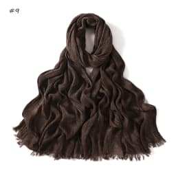 180*65cm Tie-dye Crinkle Rayon Hijabs for Women Muslim Scarf Shawls Plain Ladies Breathable Headband Femme Turban Ramanda