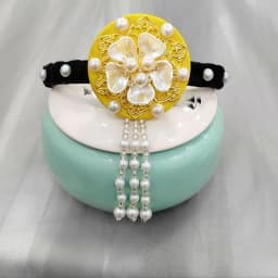♥Traditional Korean Hanbok Headband Classical Ribbon Hair Accessories Stage Dance Hair Hoop 