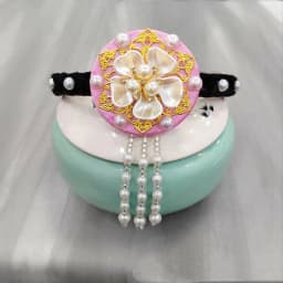 ♥Traditional Korean Hanbok Headband Classical Ribbon Hair Accessories Stage Dance Hair Hoop 