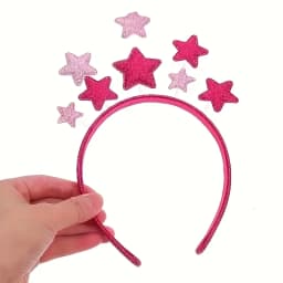 1pc Cute Star-Shaped Headband with Golden Glittery Finish - Perfect for Birthday Parties& New year Decorations,Festive Accessory