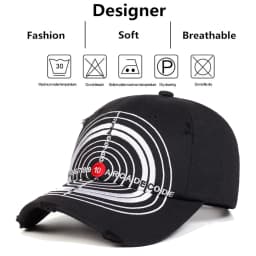 Unisex Bullseye Embroidery Baseball Caps Spring and Autumn Outdoor Adjustable Casual Hats Sunscreen Hat Sports Cap