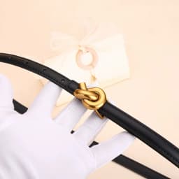 New Women's Leather Belt, Fashion Simple Thin Waist Belt, Versatile Decoration, High-End Sense of Pants Belt.