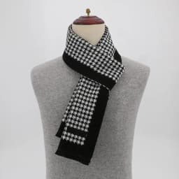 Luxury Brand Winter Plaid Cashmere Scarf for Men Warm Neck Scarfs Male Business Scarves Long Men's Pashmina Shawl