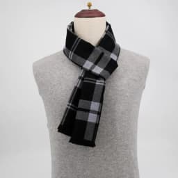 Luxury Brand Winter Plaid Cashmere Scarf for Men Warm Neck Scarfs Male Business Scarves Long Men's Pashmina Shawl