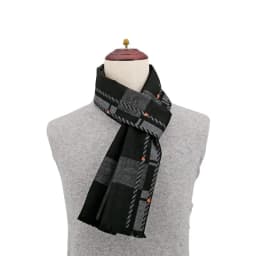 Luxury Brand Winter Plaid Cashmere Scarf for Men Warm Neck Scarfs Male Business Scarves Long Men's Pashmina Shawl