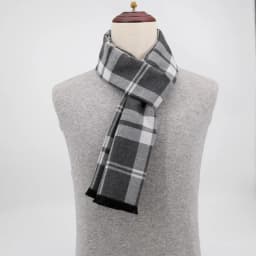 Luxury Brand Winter Plaid Cashmere Scarf for Men Warm Neck Scarfs Male Business Scarves Long Men's Pashmina Shawl