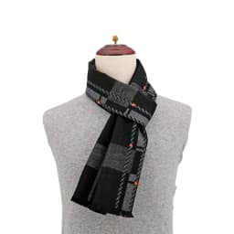 Luxury Brand Winter Plaid Cashmere Scarf for Men Warm Neck Scarfs Male Business Scarves Long Men's Pashmina Shawl