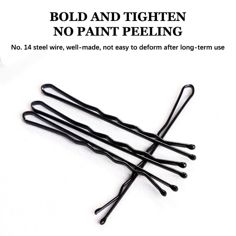 25 Pcs Hairstyle Hairpins Women Bobby Pins Styling Hair Accessories 5.5cm Hair Clip Lady Hairpins Curly Wavy Grips