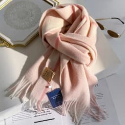 100% Wool Women Scarf Autumn Winter Vintage Preppy Style Plaid Wrap Scarves Pashmina Mujer Femme Foulard Bufanda Shawl Stole