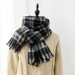 Winter Warm Imitation Cashmere Plaid Thick Scarf Ladies' Autumn and Winter Shawl