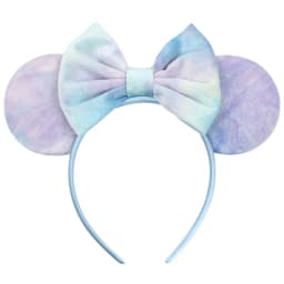 1pc Elegant Velvet Hair Accessory Fashion Solid Color Mickey Mouse Ear Headband For Wear Party Theme Parks Women Headband