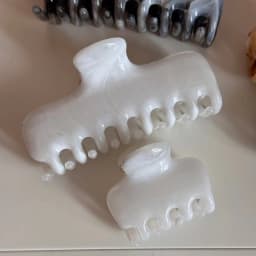 New Ink Wash Pattern Hair Claw Clips Square Pink Crab Hair Clip Plastic Large Hair Claw Headdress
