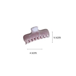 New Ink Wash Pattern Hair Claw Clips Square Pink Crab Hair Clip Plastic Large Hair Claw Headdress