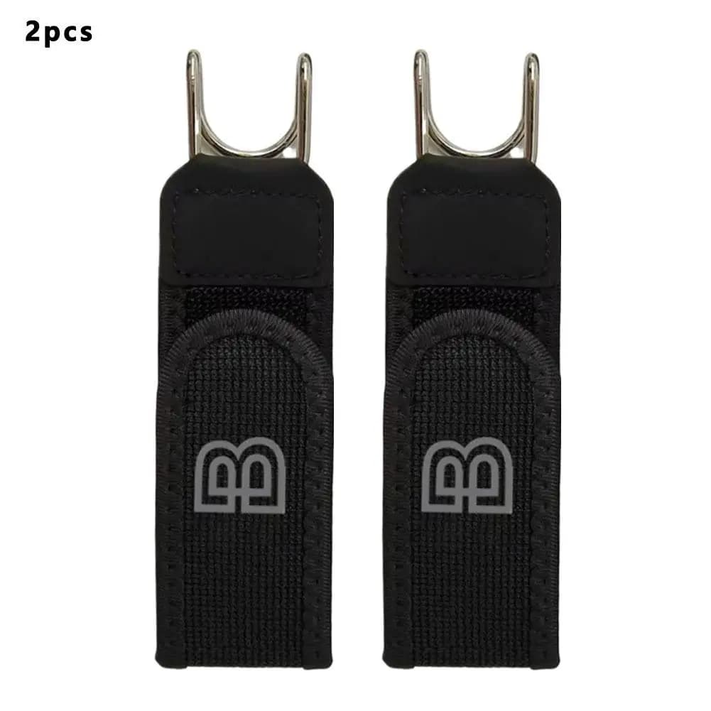 Unisex Buckleless Elastic Waist Belt With Metal Hook Adjustable Stretch Belt For Casual Wear Lightweight Travel Accessory 1/2Pcs