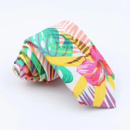 Classical Men's Floral 6cm Tie Skinny Cotton Linen Blue Green Flowers Paisley Pattern Necktie Wedding Party Accessories Gifts