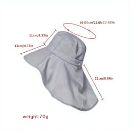 Assorted Color Women's Wide Brim Bucket Hat Neck Flap Durable Comfortable Packable Outdoor Activities Daily Commute Shopping