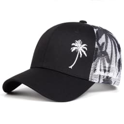Unisex Coconut Tree Embroidery Baseball Net Caps Spring and Summer Outdoor Adjustable Casual Hats Sunscreen Hat Sports Cap