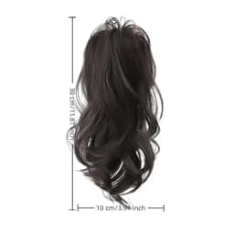 Synthetic Ponytail Claw Clip Fluffy Curly Hair Extensions Ladies Ponytail Hair Clip Party Daily Wear DIY Accessories