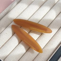 2pcs/Set Elegant Acetate Oval Hairpins Barrettes Korean Style Side Bobby Pins Bangs Hair Clip Accessories for Women And Girls